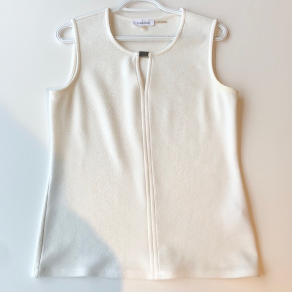 Calvin Klein Tops - Perfect white tank top for the office